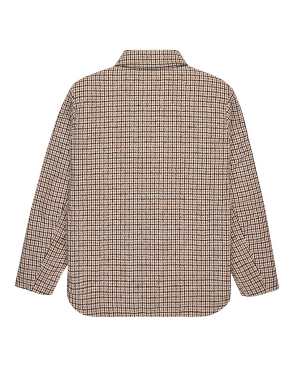 1 Lodge Check - Padded Overshirt for Men Brown ELYJK00282 Element