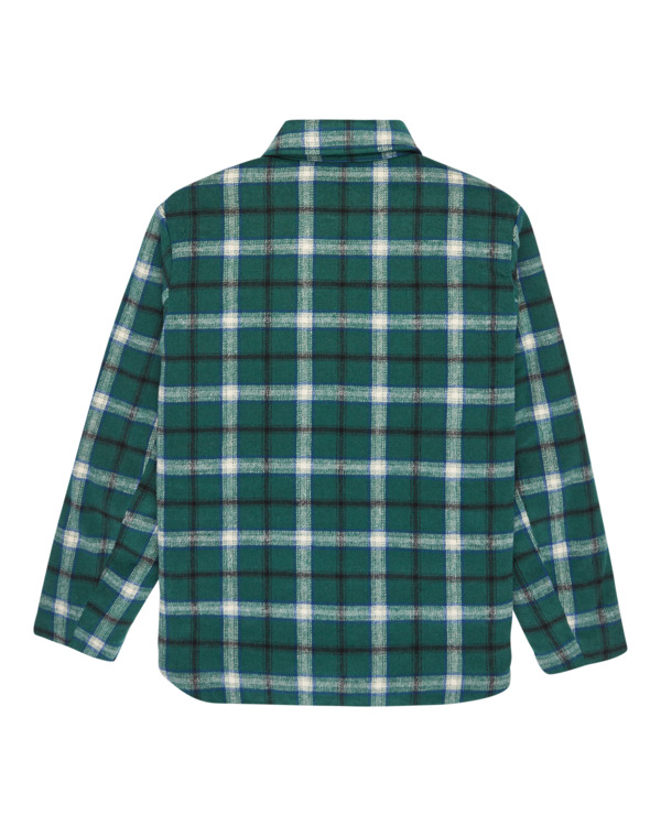 1 Lodge Check - Gepolstertes Überhemd für Männer Grün ELYJK00282 Element