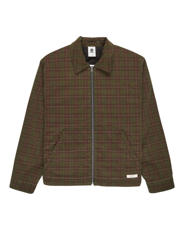 0 Corduroy Garage - Corduroy Jacket for Men Red ELYJK00283 Element
