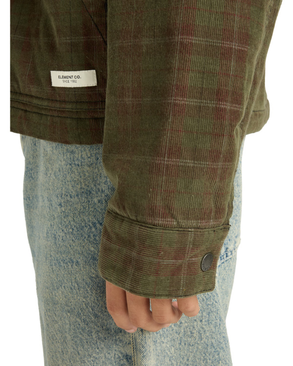 5 Corduroy Garage - Corduroy Jacket for Men Red ELYJK00283 Element