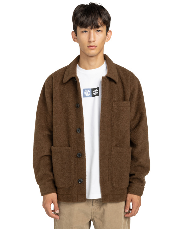 2 Shepherd Overshirt - Überhemd für Männer Braun ELYJK00285 Element