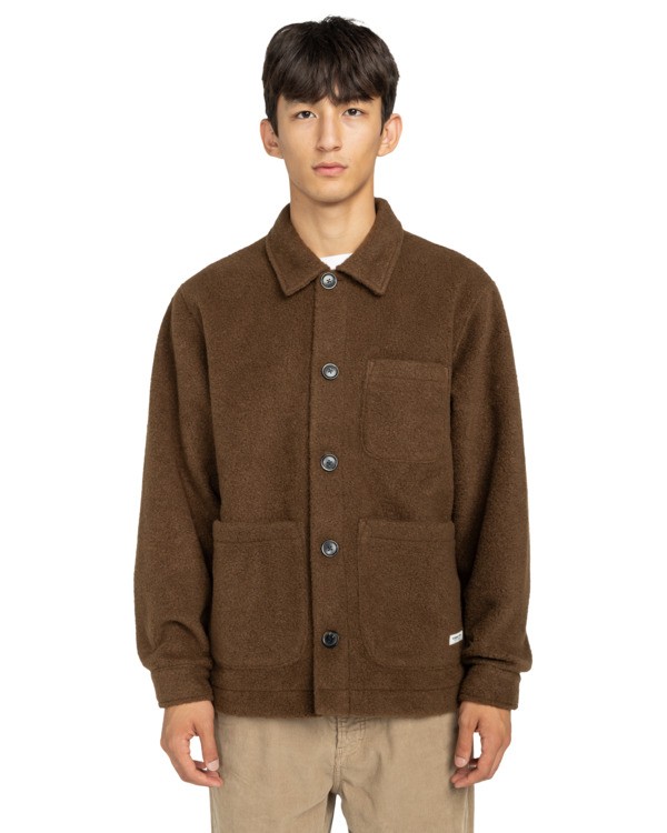 6 Shepherd Overshirt - Überhemd für Männer Braun ELYJK00285 Element