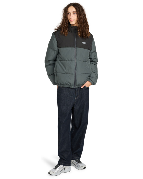6 Classic Puffer - Doudoune pour Homme Noir ELYJK00287 Element