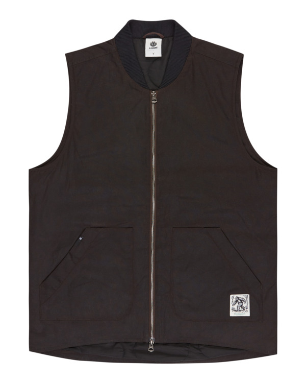 0 Bigfoot Waxed - Gilet ciré pour Homme Marron ELYJK00290 Element