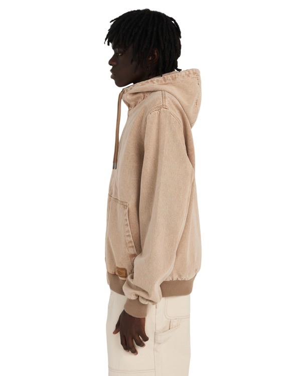 3 Dulcey Low Tide - Chaqueta vaquera para hombre Beige ELYJK00300 Element