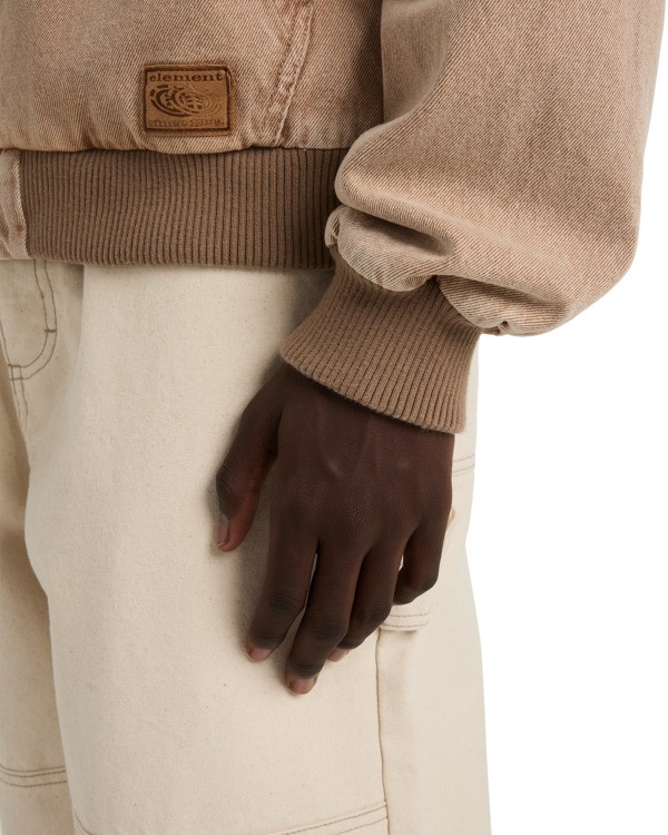 5 Dulcey Low Tide - Chaqueta vaquera para hombre Beige ELYJK00300 Element