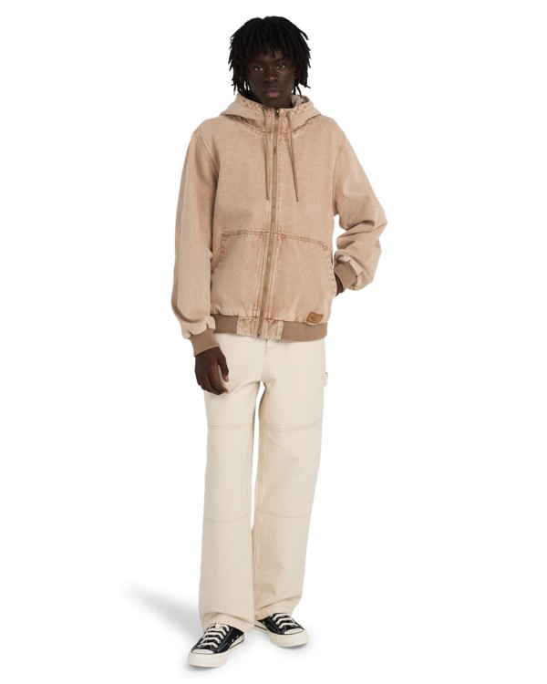 6 Dulcey Low Tide - Chaqueta vaquera para hombre Beige ELYJK00300 Element