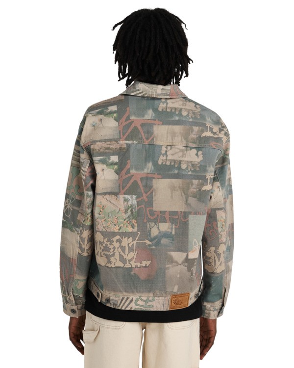 7 Trucker Low Tide - Trucker Jacket for Men Brown ELYJK00301 Element