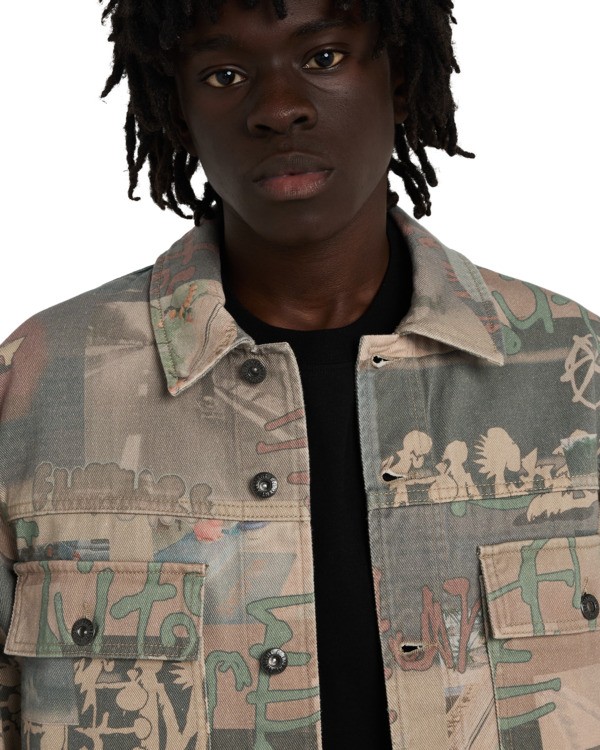 4 Trucker Low Tide - Trucker Jacket for Men Brown ELYJK00301 Element