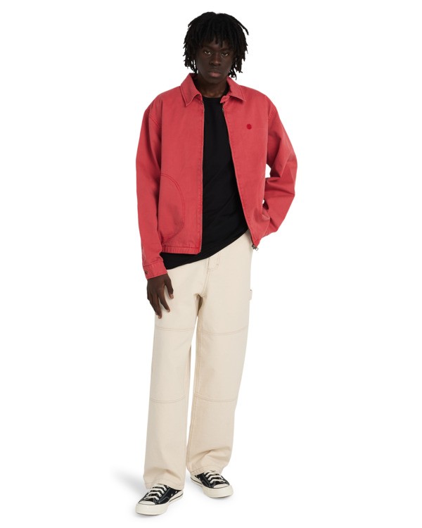 7 Harrington Twill - Casaco Harrington para Homem Vermelho ELYJK00302 Element