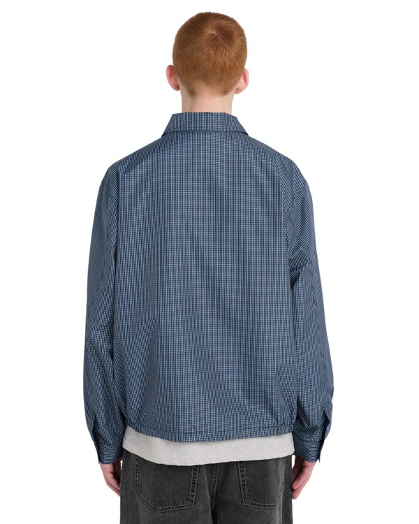 8 Harrington Gingham - Water-Resistant Jacket for Men White ELYJK00306 Element