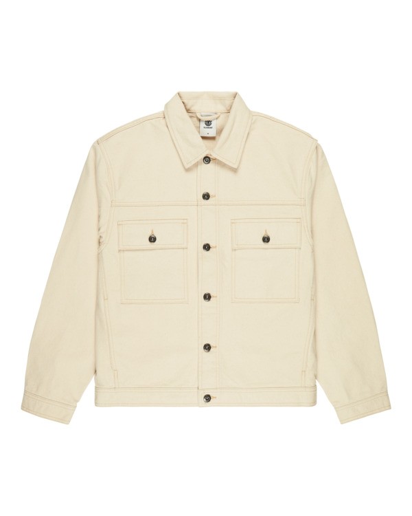 0 Trucker Low Tide - Canvas Jacket for Men White ELYJK00308 Element