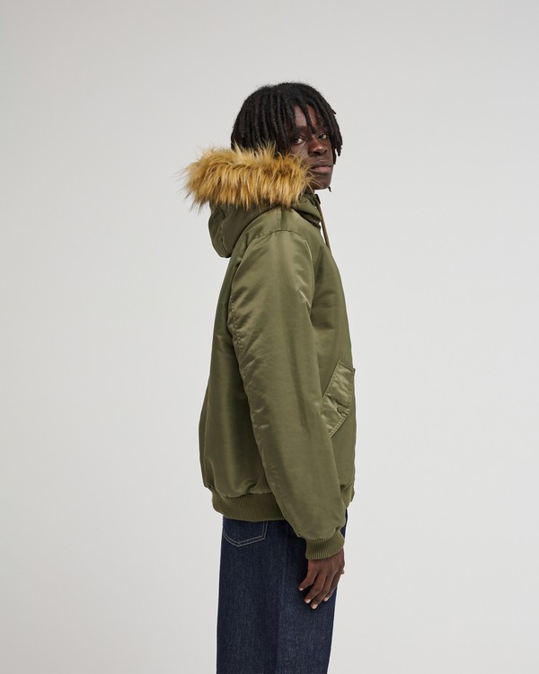 8 Hooded Bomber Jacket Green ELYJK00317 Element