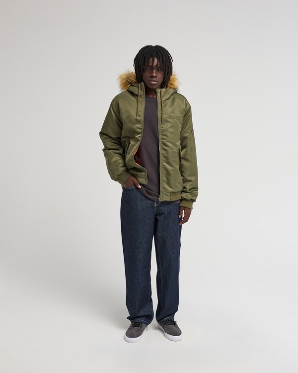 9 Hooded Bomber Jacket Green ELYJK00317 Element