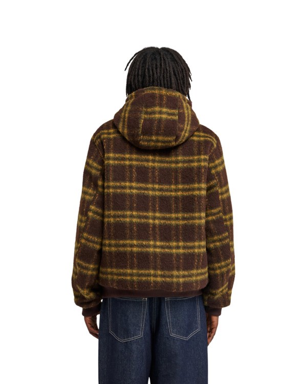 10 Dulcey Fuzzy Check Brown ELYJK00319 Element