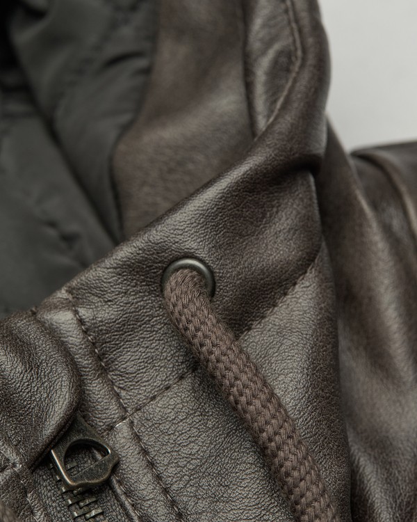 4 Hooded Bomber Jacket Braun ELYJK00322 Element