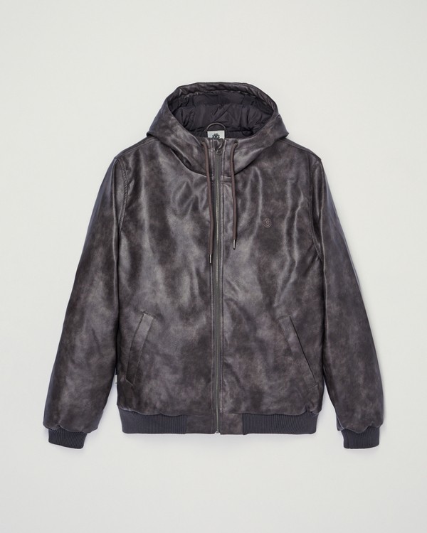 0 Hooded Bomber Jacket Braun ELYJK00322 Element