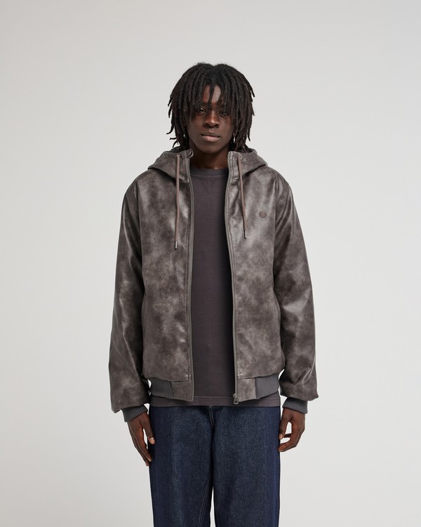 7 Hooded Bomber Jacket Braun ELYJK00322 Element
