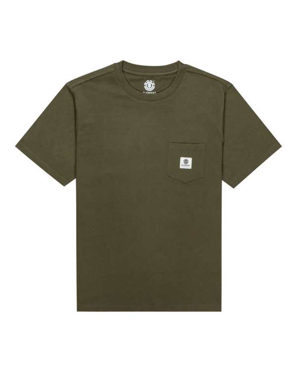 0 Basic Pocket - T-Shirt for Men Beige ELYKT00116 Element