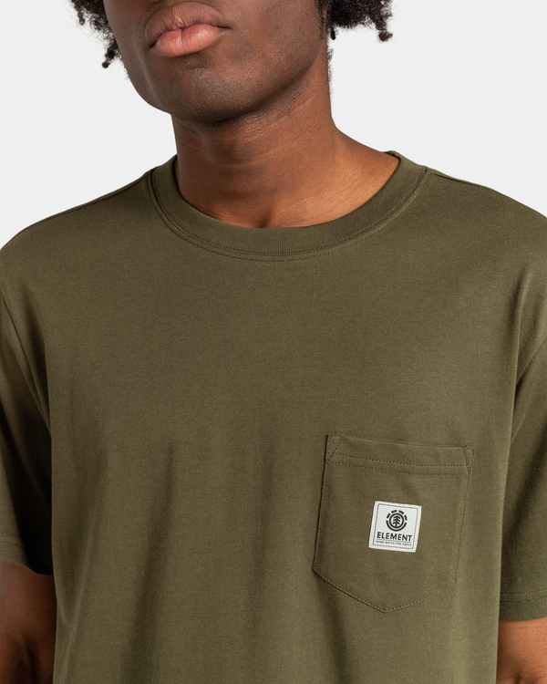 4 Basic Pocket - T-Shirt for Men Beige ELYKT00116 Element