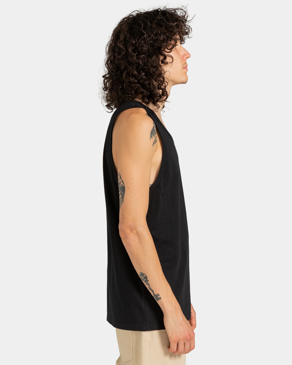 3 Basic - Tank-Top für Männer Schwarz ELYKT00117 Element
