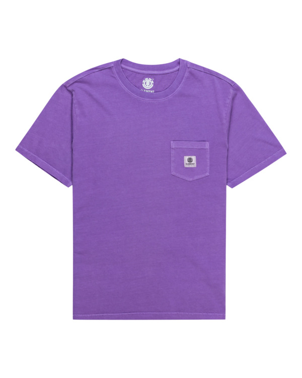 0 Basic Pocket - T-Shirt voor Heren Purple ELYKT00118 Element