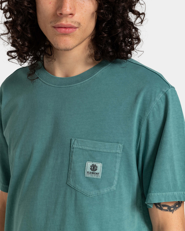4 Basic Pocket - T-Shirt for Men Blue ELYKT00118 Element