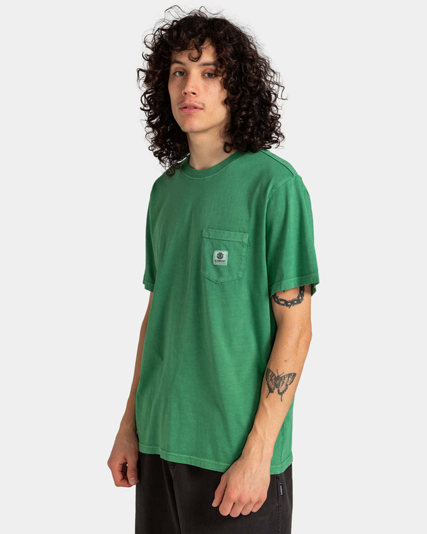 3 Basic Pocket - T-Shirt for Men Green ELYKT00118 Element