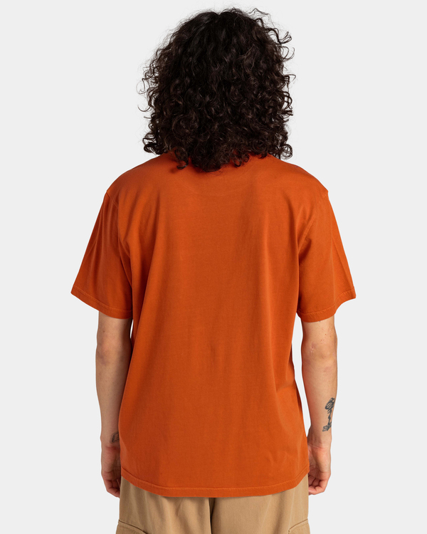 6 Basic Pocket - T-Shirt for Men Orange ELYKT00118 Element