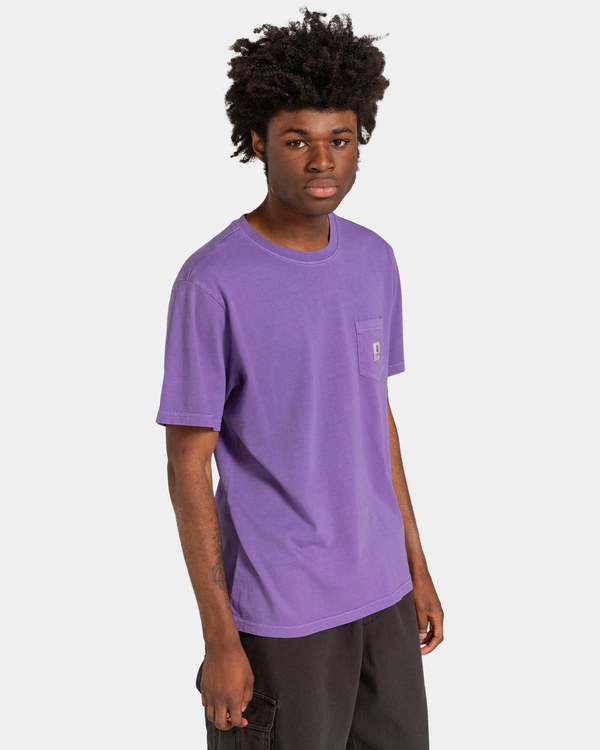 3 Basic Pocket - T-Shirt voor Heren Purple ELYKT00118 Element