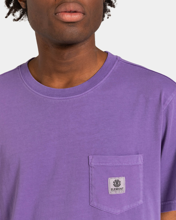 4 Basic Pocket - T-Shirt voor Heren Purple ELYKT00118 Element