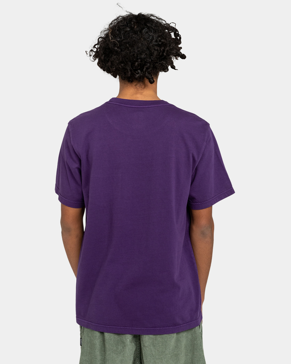 6 Basic Pocket - T-Shirt für Männer Violett ELYKT00118 Element