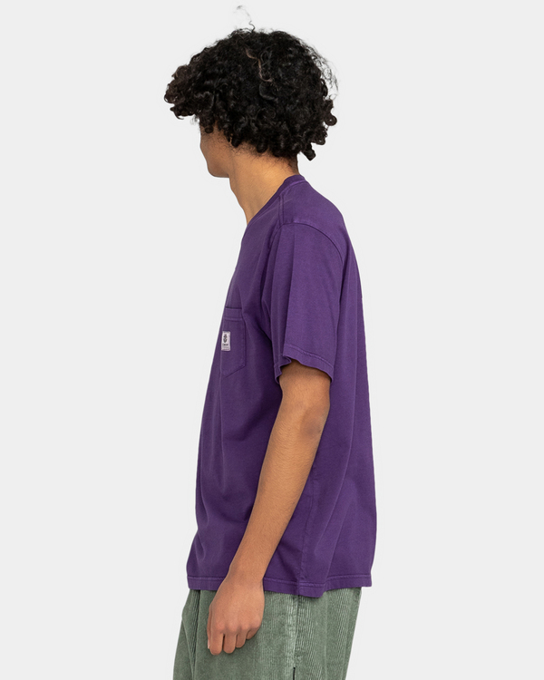 3 Basic Pocket - T-Shirt für Männer Violett ELYKT00118 Element