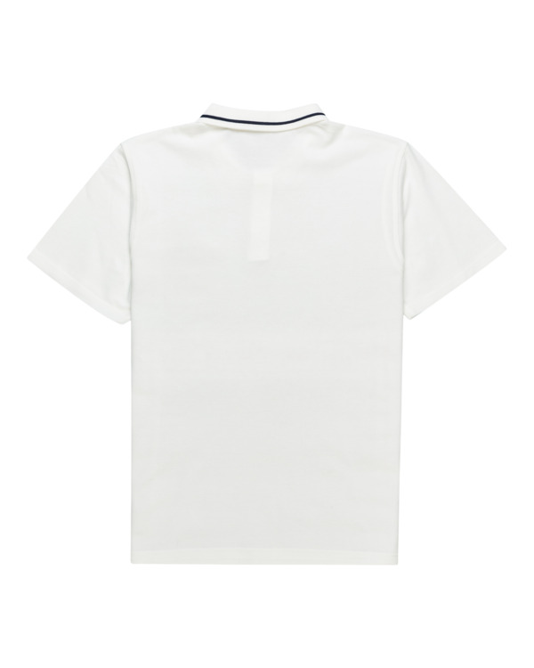 1 Myloh - Short Sleeve Polo Shirt for Men White ELYKT00128 Element