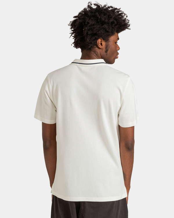 6 Myloh - Short Sleeve Polo Shirt for Men White ELYKT00128 Element