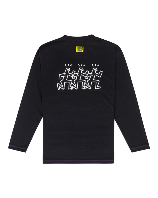 1 Bloc - Camiseta de Manga Larga para Hombre  ELYKT00151 Element