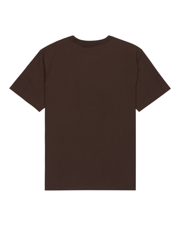 2 Icon Embroidery - Maglietta a maniche corte da Uomo Brown ELYKT00168 Element
