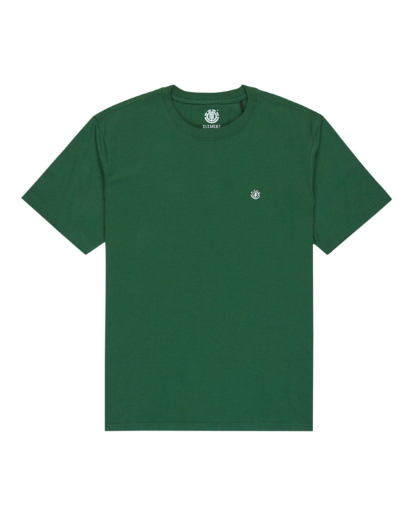 0 Icon Embroidery - T-Shirt à manches courtes pour Homme Vert ELYKT00168 Element