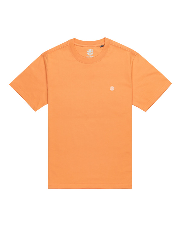 0 Crail  - Short Sleeves T-shirt for Men Orange ELYKT00168 Element