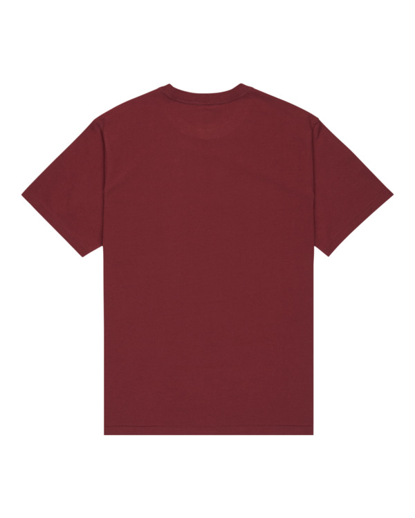 1 Icon Embroidery - Camiseta de manga corta para hombre Rojo ELYKT00168 Element