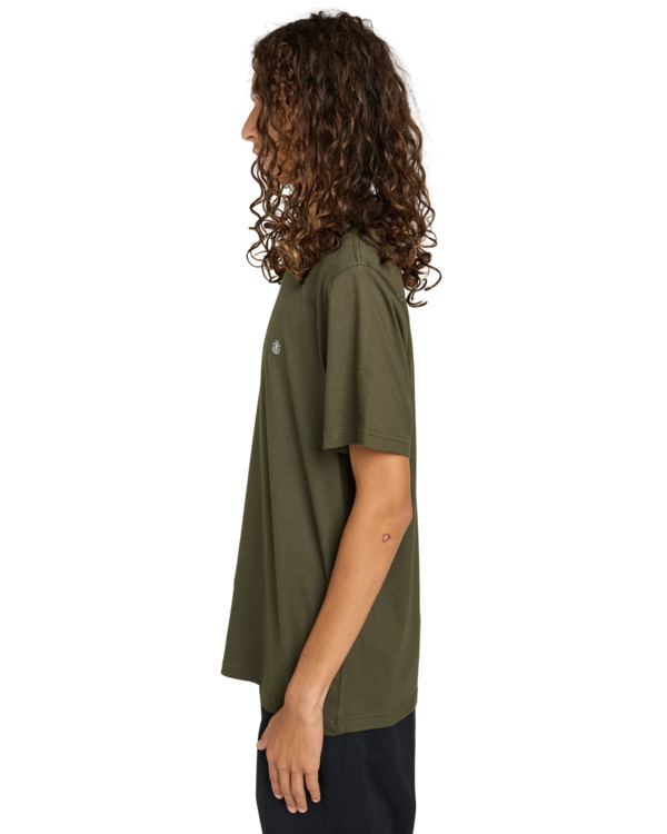 4 Icon Embroidery - T-Shirt für Männer Braun ELYKT00168 Element
