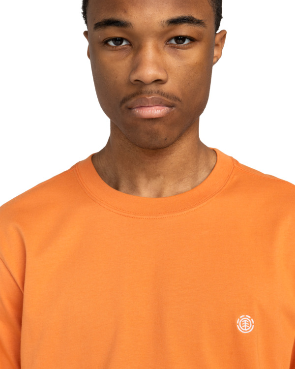 3 Crail  - Short Sleeves T-shirt for Men Orange ELYKT00168 Element