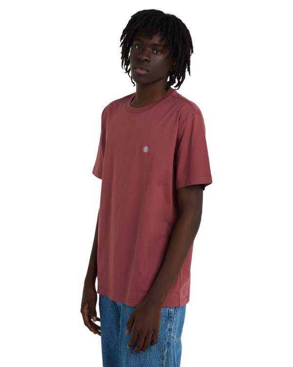 2 Icon Embroidery - T-Shirt für Männer Violett ELYKT00168 Element