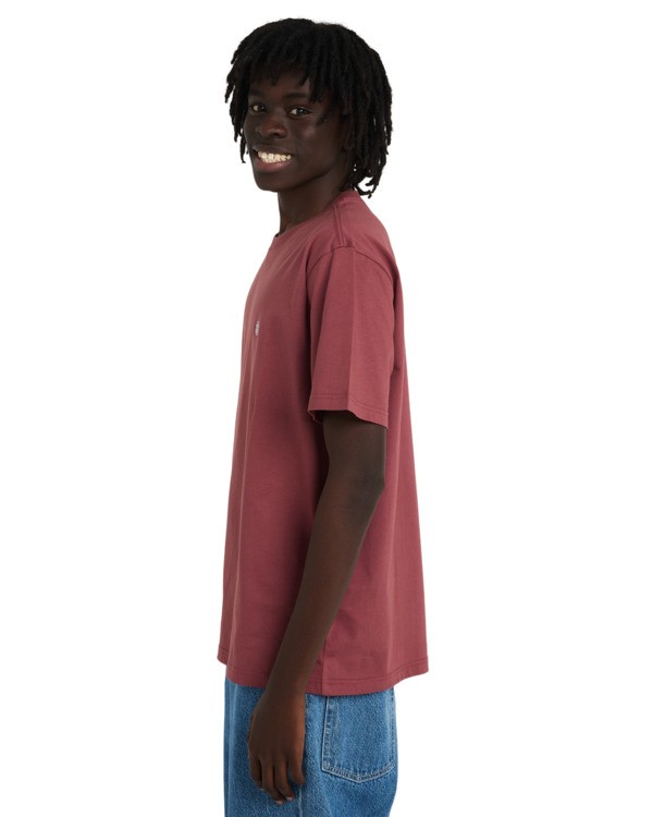 3 Icon Embroidery - T-Shirt für Männer Violett ELYKT00168 Element