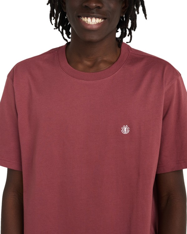 4 Icon Embroidery - T-Shirt für Männer Violett ELYKT00168 Element