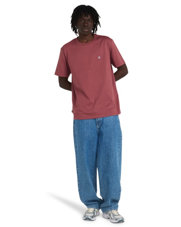 5 Icon Embroidery - T-Shirt für Männer Violett ELYKT00168 Element