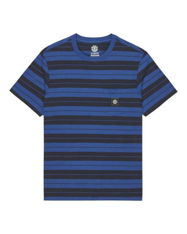 0 Icon - Camiseta de manga corta con bolsillo para Hombre Azul ELYKT00175 Element