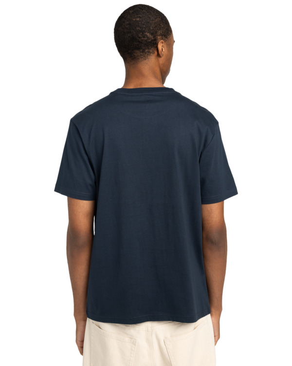 7 Icon - Short Sleeves Pocket T-Shirt for Men Blue ELYKT00175 Element