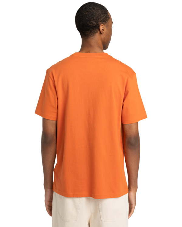 6 Icon - Camiseta de manga corta con bolsillo para Hombre Naranja ELYKT00175 Element