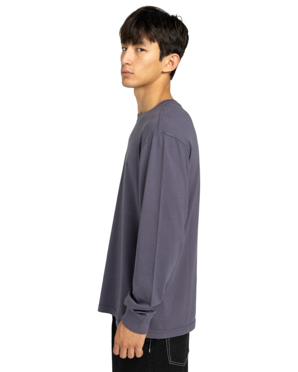 3 Lowcase Pigment - T-shirt manches longues pour Homme Noir ELYKT00176 Element